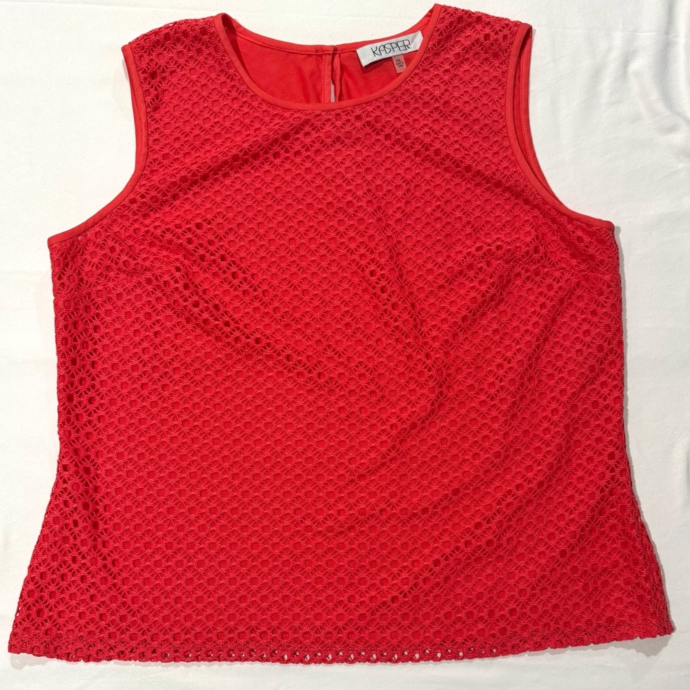 Coral Sleeveless Women's Top